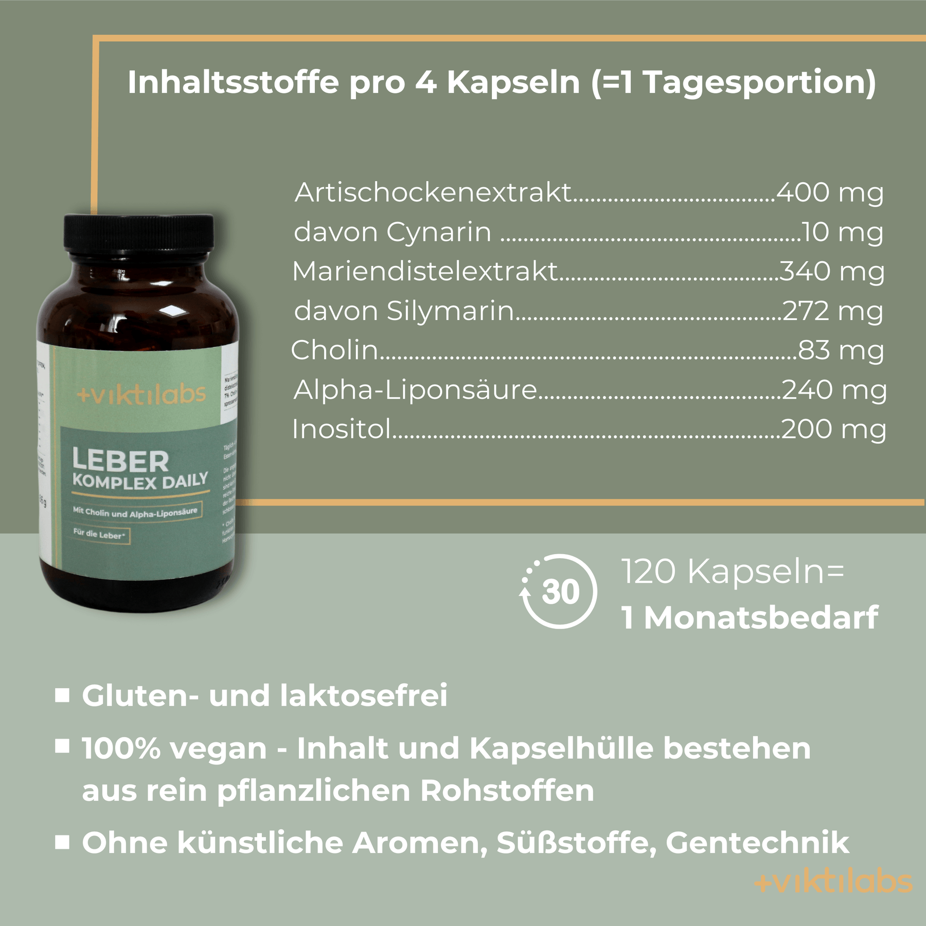 Angebot für Leber Komplex Daily (vegan) - 120 Kapseln