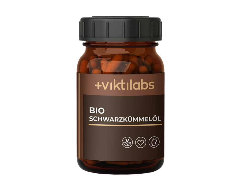 Aktionsangebot für Bio Schwarzkümmelöl (60 Kapseln)