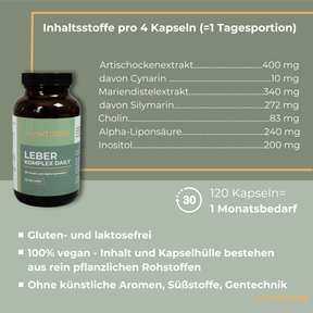 Angebot für Leber Komplex Daily (vegan) - 120 Kapseln