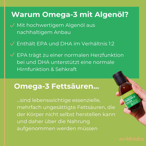 Offer for Omega-3: Vegan with algae oil