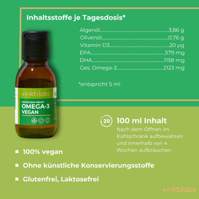 Offer for Omega-3: Vegan with algae oil